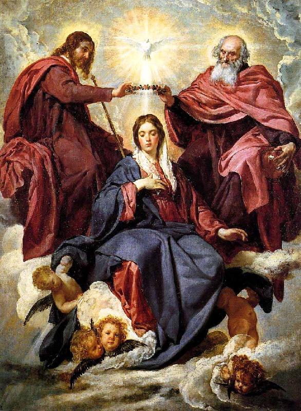 Diego Velazquez Coronation of the Virgin oil painting picture